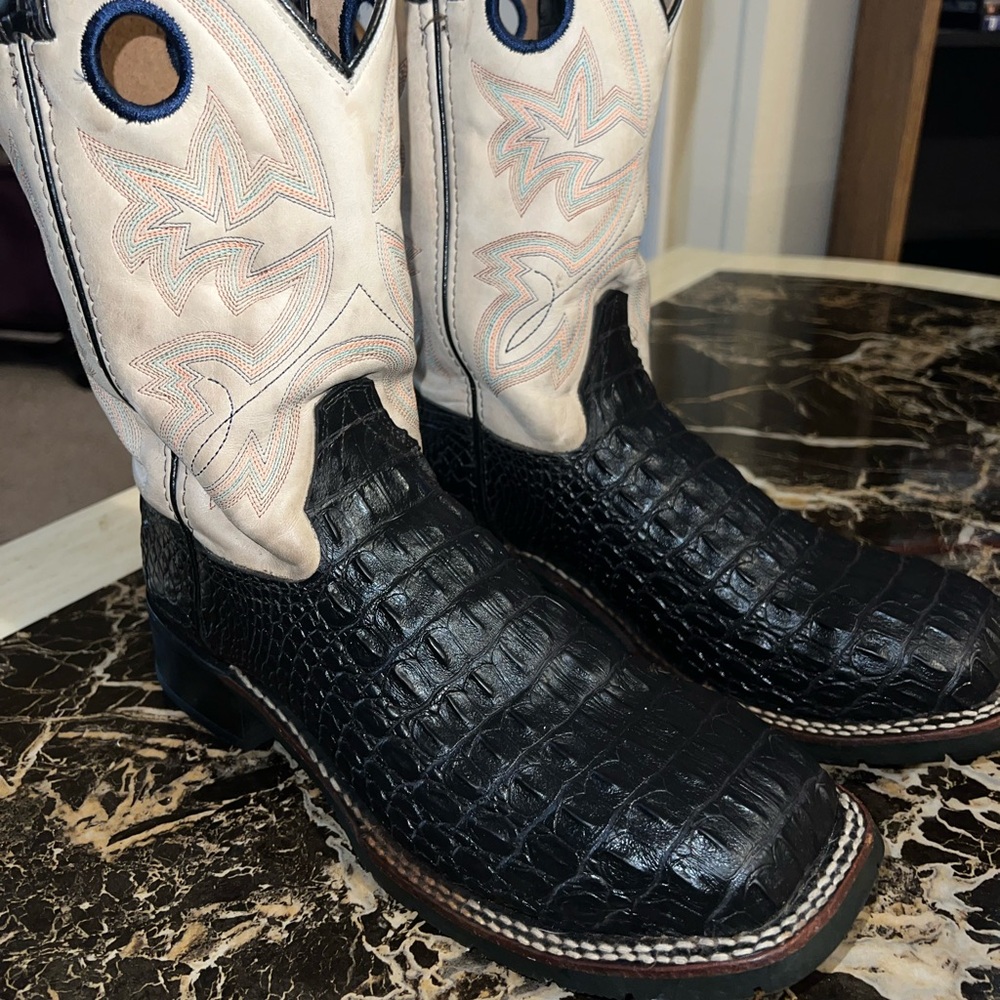 Double H Men’s Caiman Leather 9.5D